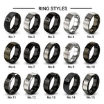 solid state drive design tungsten ring styles in black & grey