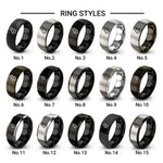 tea infuser ball design tungsten ring styles in black