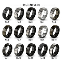 shelf road design tungsten ring styles in black