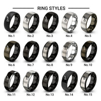 stylus tonearm design tungsten ring styles in black