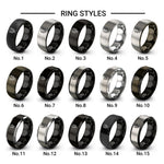 headstock tuners design tungsten ring styles in black & gray