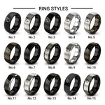in ear monitors design tungsten ring styles in gunmetal & black