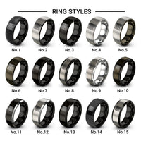 drum controller design tungsten ring styles in gunmetal & black