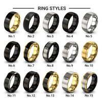 asclepius heart design tungsten ring styles in black