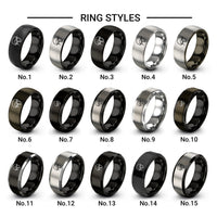 kevlar helmet design tungsten ring styles in gunmetal & gray