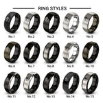 night vision goggles design tungsten ring styles in black