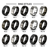 socket design tungsten ring styles in gray