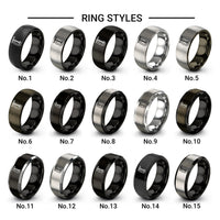 welding clamp design tungsten ring styles in silver