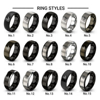 soldier rifle design tungsten ring styles in grey