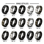 fighter jet design tungsten ring styles in gray