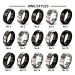 ice cream truck design tungsten ring styles in black