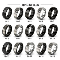 ice cream truck design tungsten ring styles in black