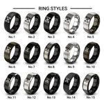 dagaz design tungsten ring styles in silver