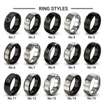 chef hat design tungsten ring styles in black