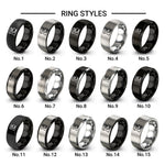 stand mixer design tungsten ring styles in black & gray