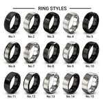 whisk design tungsten ring styles in silver