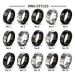 waffle grid pattern design tungsten ring styles in black