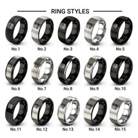 meat claws design tungsten ring styles in black