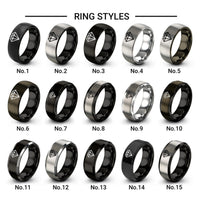 diamond brilliant cut design tungsten ring styles in gray