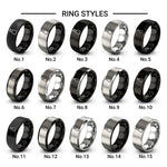 soy sauce bottle design tungsten ring styles in silver