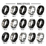 tree branch design tungsten ring styles in black