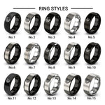 turkey design tungsten ring styles in silver