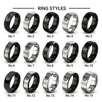 turkey design tungsten ring styles in silver