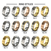 usa philippines heart design tungsten ring styles in gold