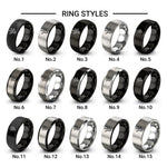 frog footprint design tungsten ring styles in grey