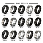 sand scoop design tungsten ring styles in black
