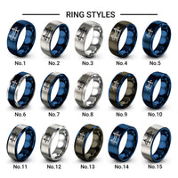akashi kaiky bridge design tungsten ring styles in blue